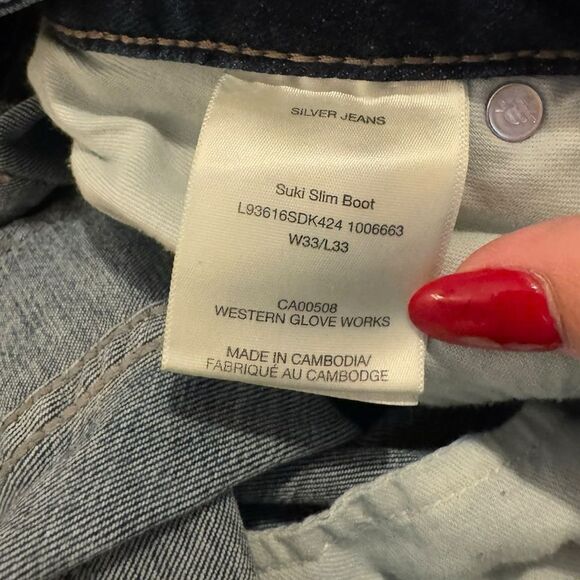 SILVER JEANS CO | Suki Slim Boot W33/L33 - Picture 9 of 12